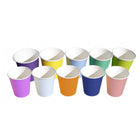 100 paper cups 20 cl - 10 colors to choose from - Medi Stock