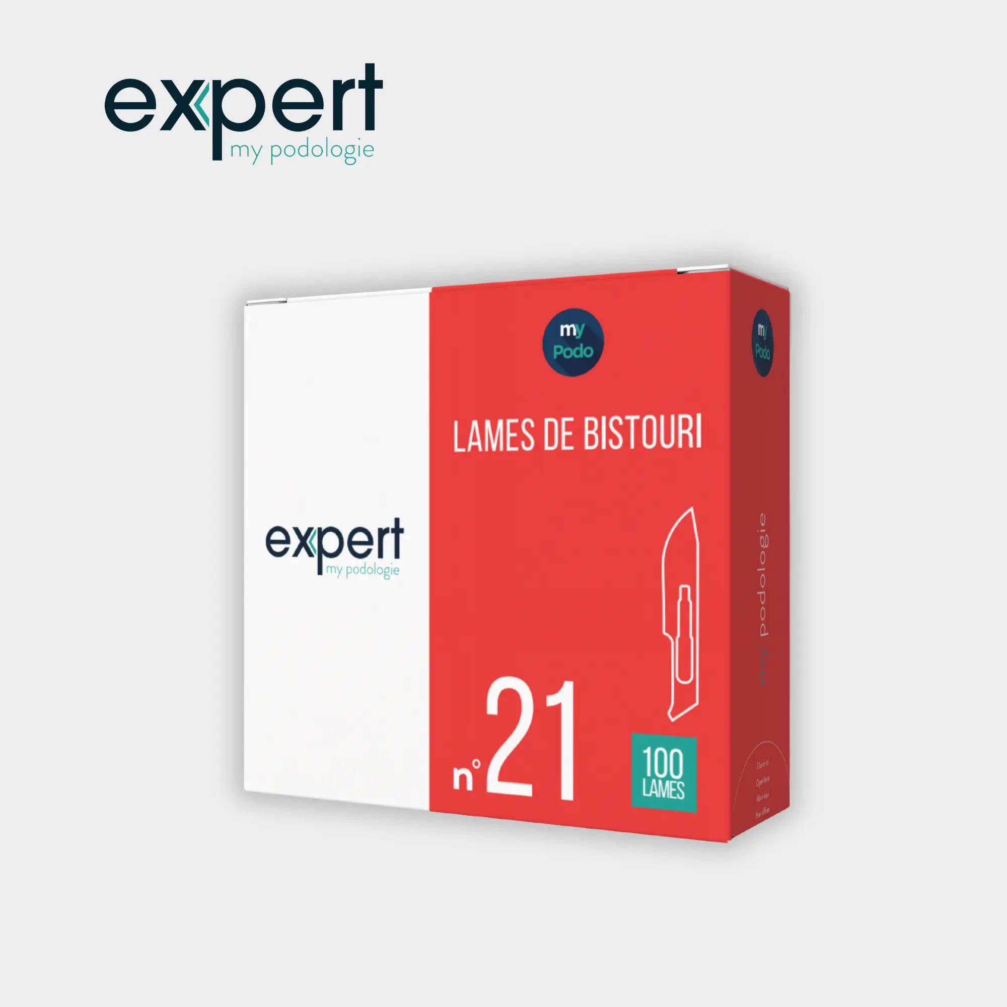 100 Lames de bistouri stériles - Expert by My Podologie Expert 