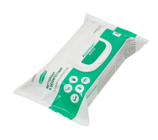 100 Thick Disinfectant Wipes - Aseptonet Aseptonet 