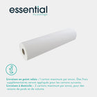 12 rolls Smooth white examination sheets - 132 sizes - 50 x 35 cm