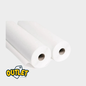 12 rouleaux Draps d'examen blancs lisses - 150 formats - 50 x 35 cm // Destockage Destockage 