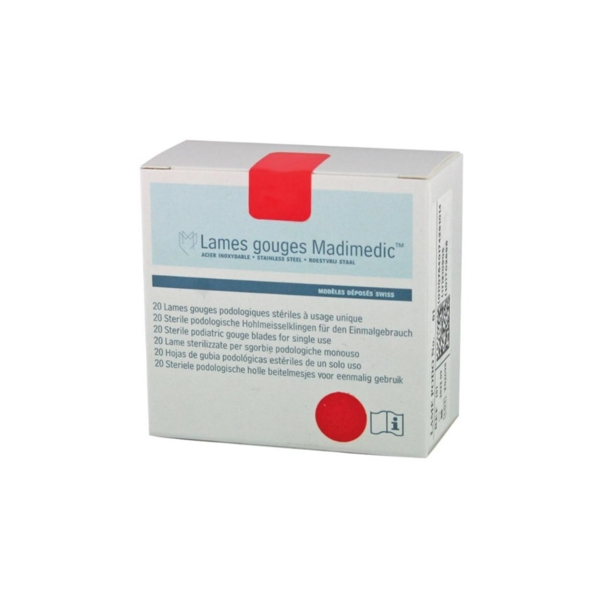 20 lames de gouges stériles - Madimedic Madimedic 