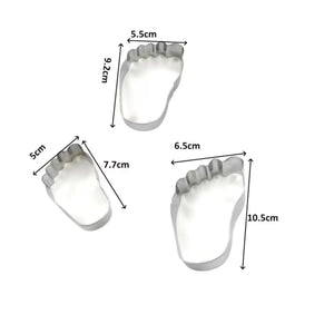 3 Emporte pièces Pied pour Biscuits et Gâteaux - My Podologie My Podologie 