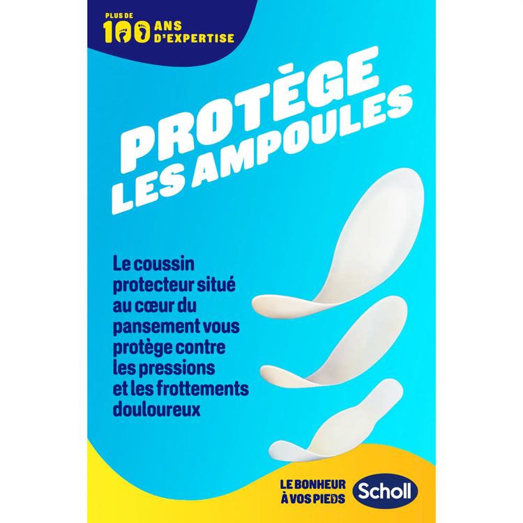 5 Pansements Mix Hydrocolloïdes Talons/Orteils - Scholl Scholl 