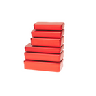 Aluminum instrument box Red