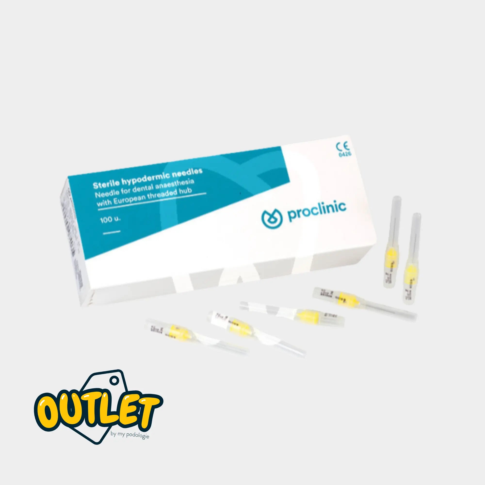 Aiguilles stériles - 30G - 0,3 x 12 mm - Boîte de 100 - PROCLINIC // Date dépassée Destockage 