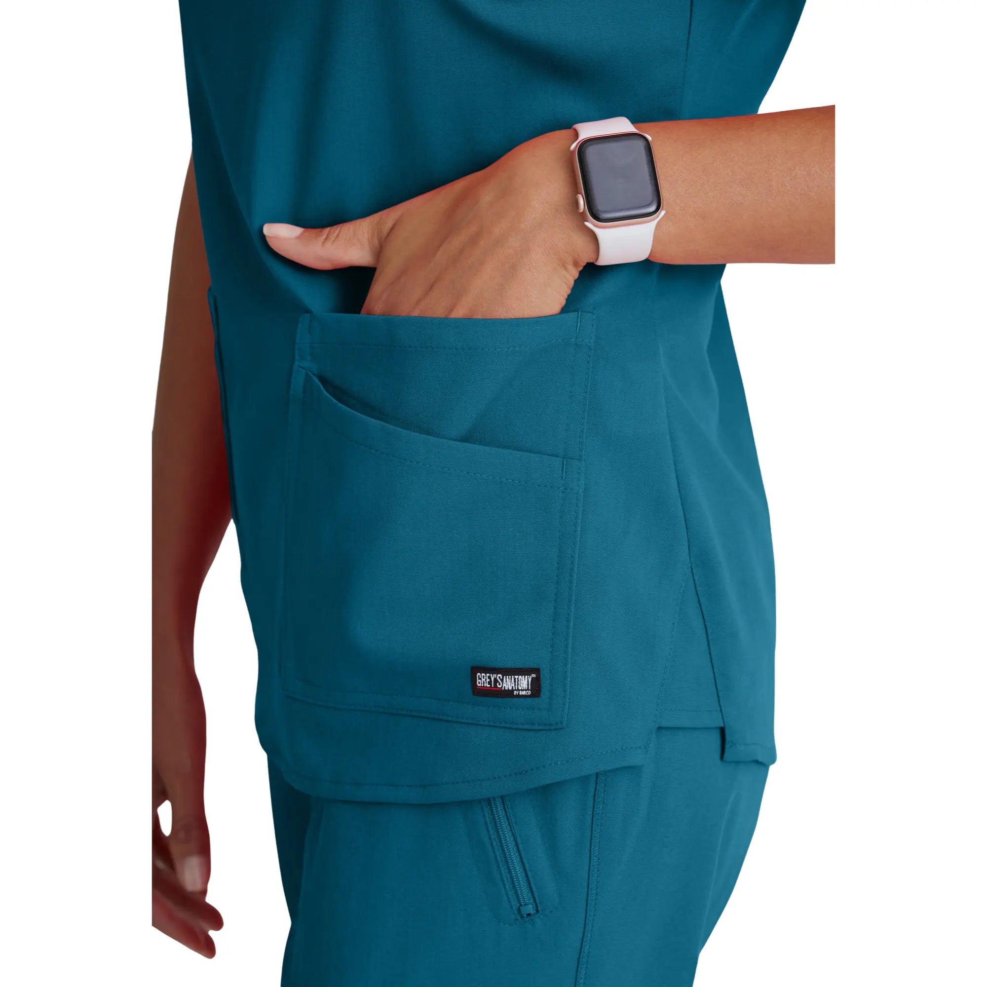 Aura - Tunique col V - Femme - Grey’s Anatomy Stretch Grey’s Anatomy 