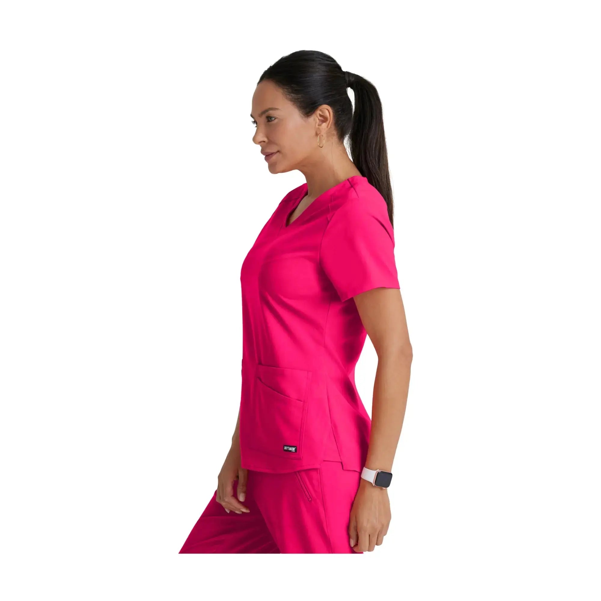 Aura - Tunique col V - Femme - Grey’s Anatomy Stretch Grey’s Anatomy 