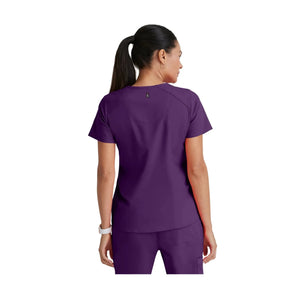 Aura - Tunique col V - Femme - Grey’s Anatomy Stretch Grey’s Anatomy 