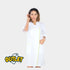 Women's blouse - Size L - My Blouse // End of series My Podologie Aline - white/grany twill