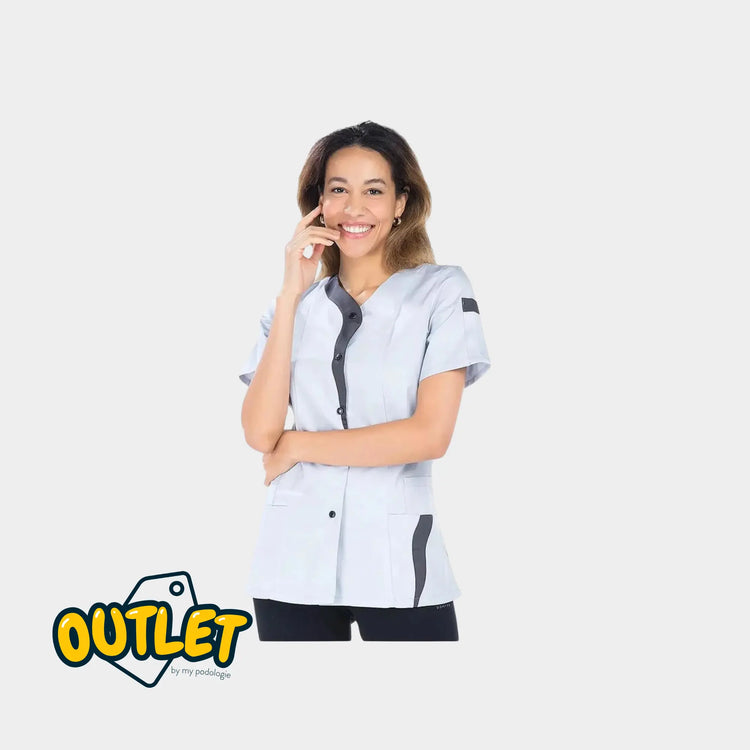 Blouse femme - Taille L - My Blouse // Fin de série My Podologie  Lucile - gris/anthracite