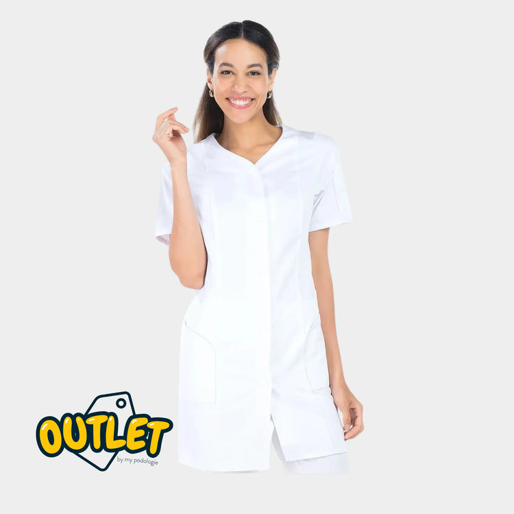 Blouse femme - Taille XL - My Blouse // Fin de série My Podologie  Clémence - sergé blanc