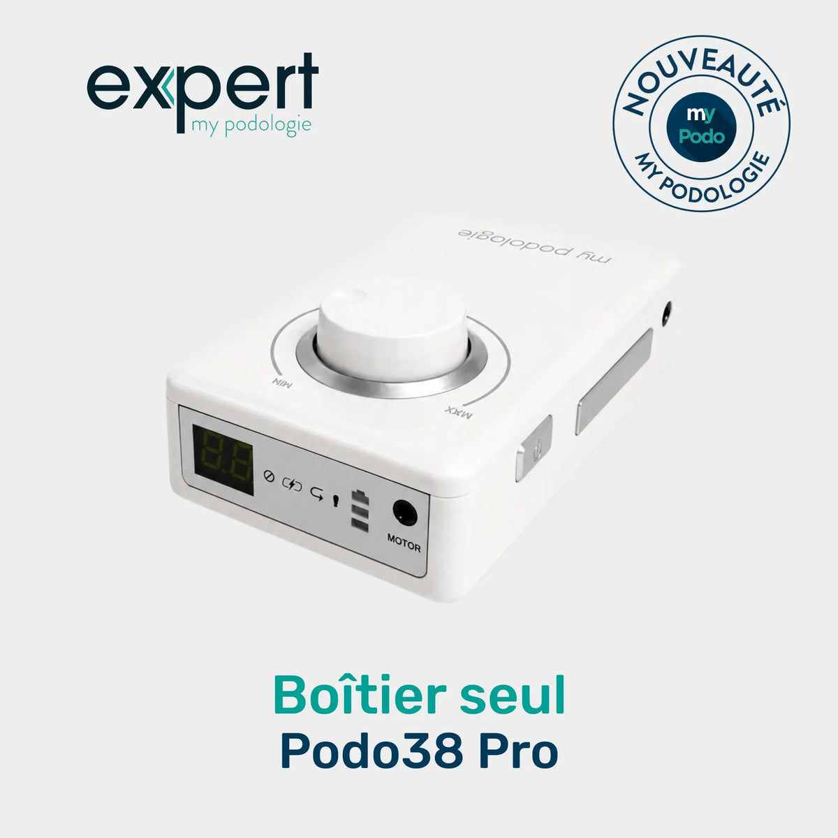 Boitier Micromoteur portable PODO38 Pro BLDC seul - Blanc Expert 