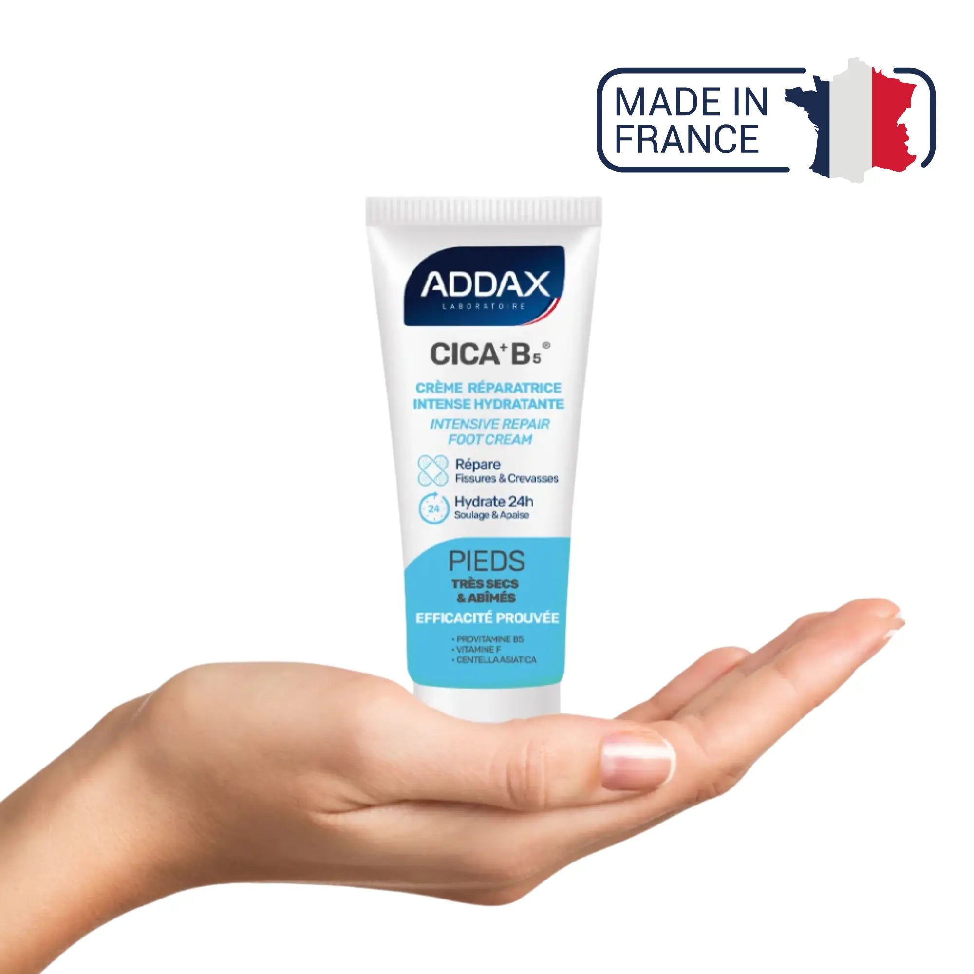 CICA + B5® - Crème pieds réparatrice intense hydratante - 50 ml - Laboratoire Addax Laboratoire Addax 