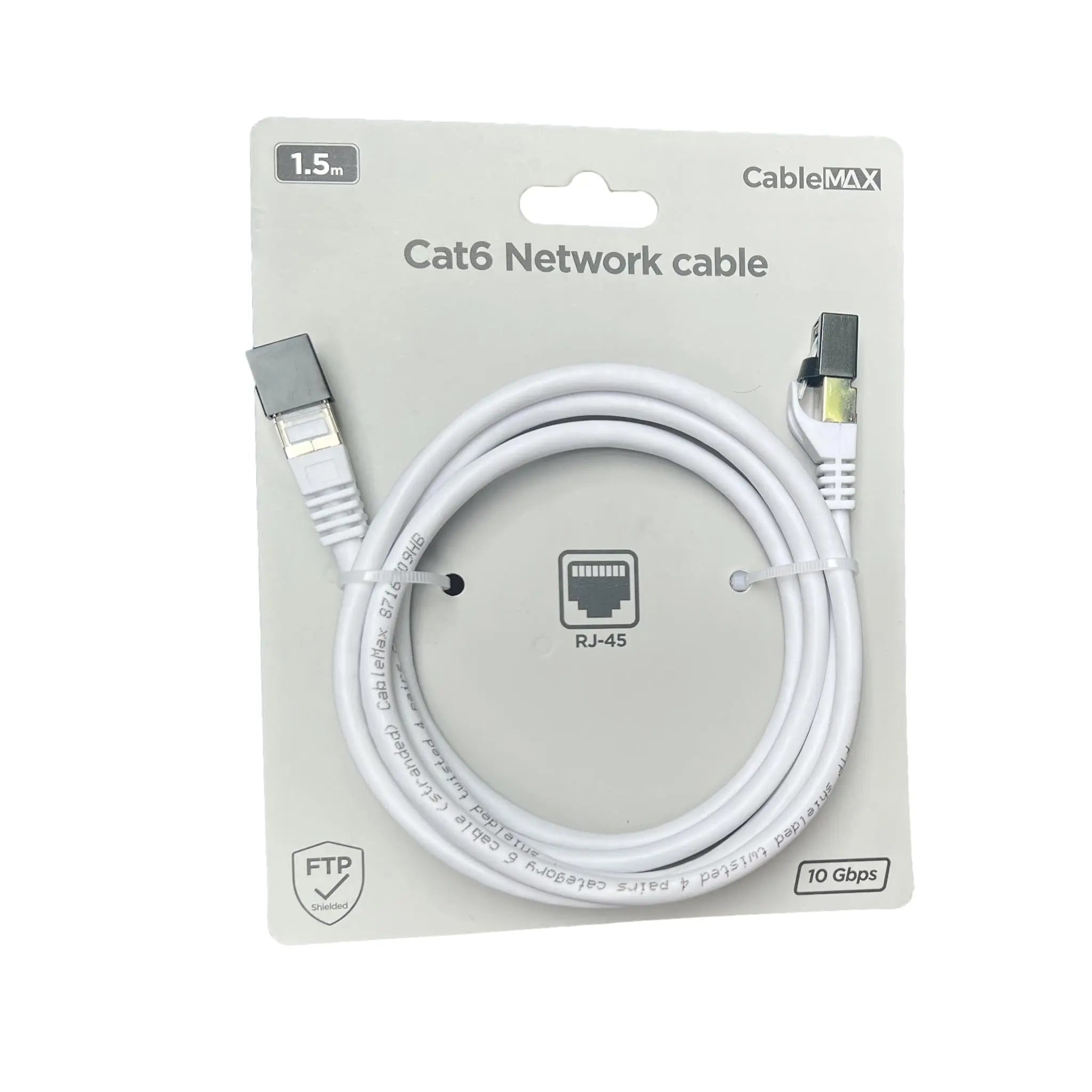 Câble de réseau RJ-45 10 Gbps cat.6 - 2 dimensions différentes