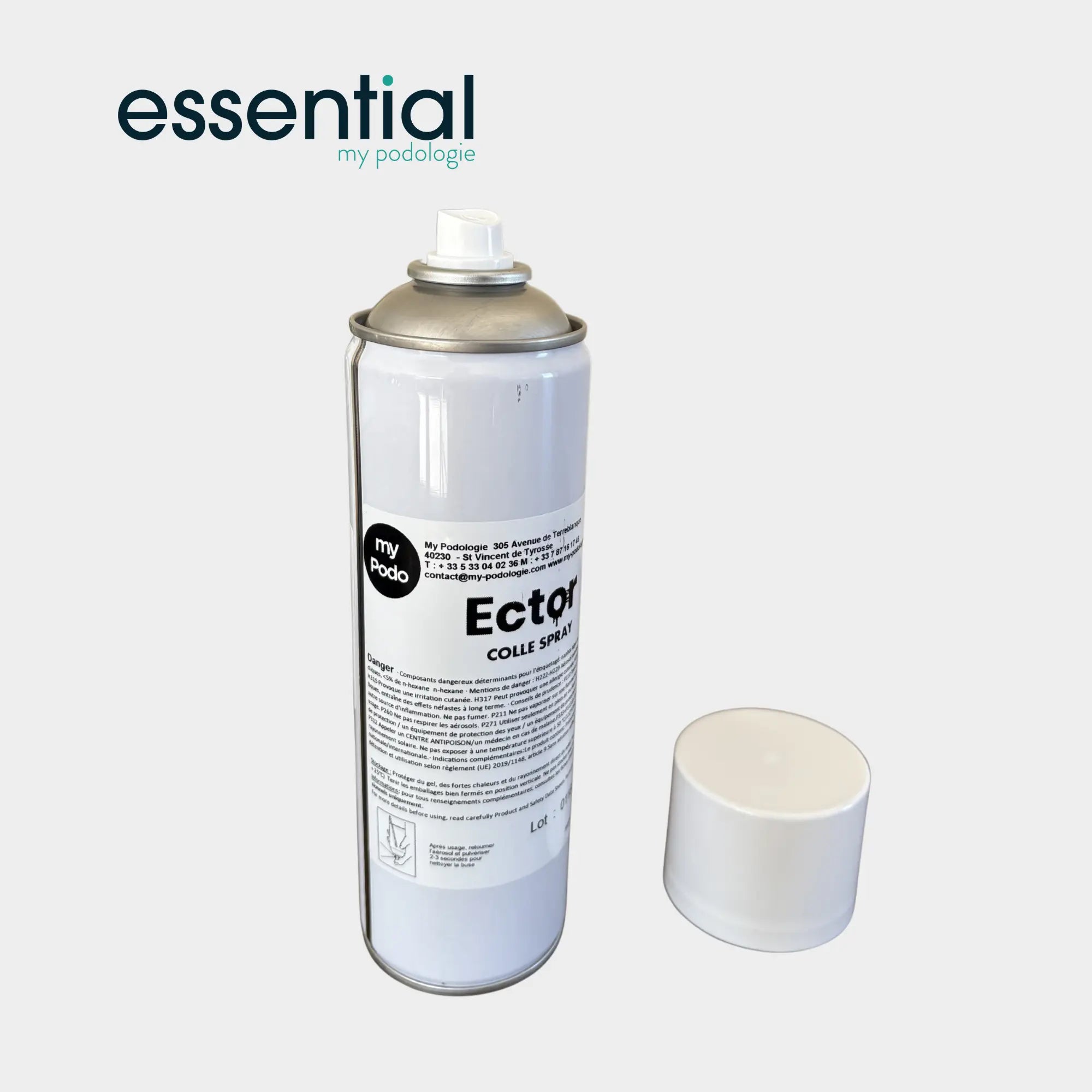 Colle en spray pour semelles - 500 ml - Essential by My Podologie Essential 