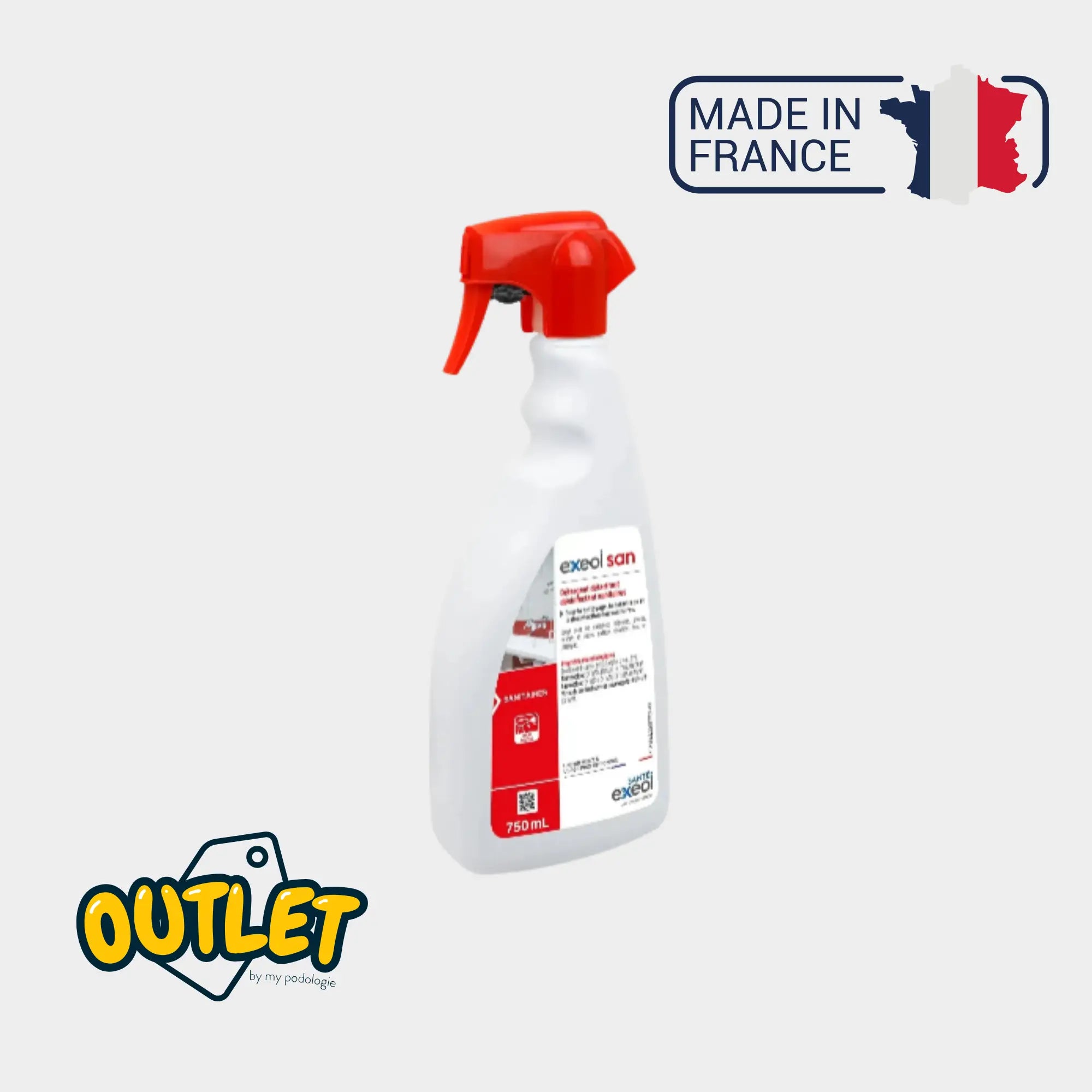 Détartrant désinfectant sanitaires - Exeol San - Spray de 750ml - Sodel // Date dépassée Exeol 