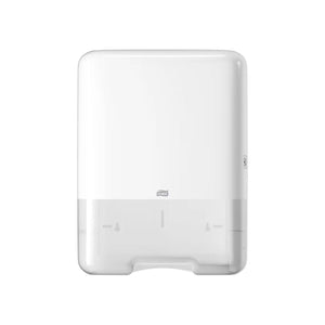 Distributeur blanc d'essuie-mains papier - Système H3 - Pliage C/Z - Tork Tork 