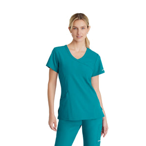 Reliance Top - Haut médical avec col croisé - Femme - Skechers SKECHERS