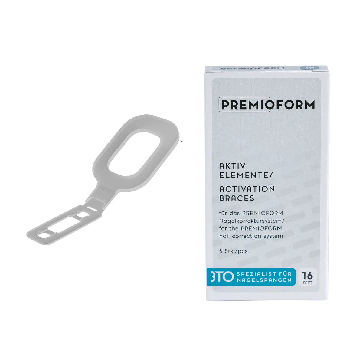 Éléments d’activation pour orthonyxie – 8 pièces – 16 mm - Premioform Premioform 