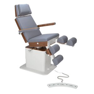 Fauteuil de pédicurie - MOON - Relevage électrique - Filaire - Ruck My Podologie  Océan-3-moteurs-2-Noyer