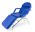 Steel armchair - 3 panels with armrests - Faux leather covering