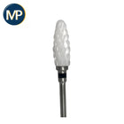 Fraise en céramique - Denture croisée moyenne - Forme ovoïde - Grain super gros - 5 mm