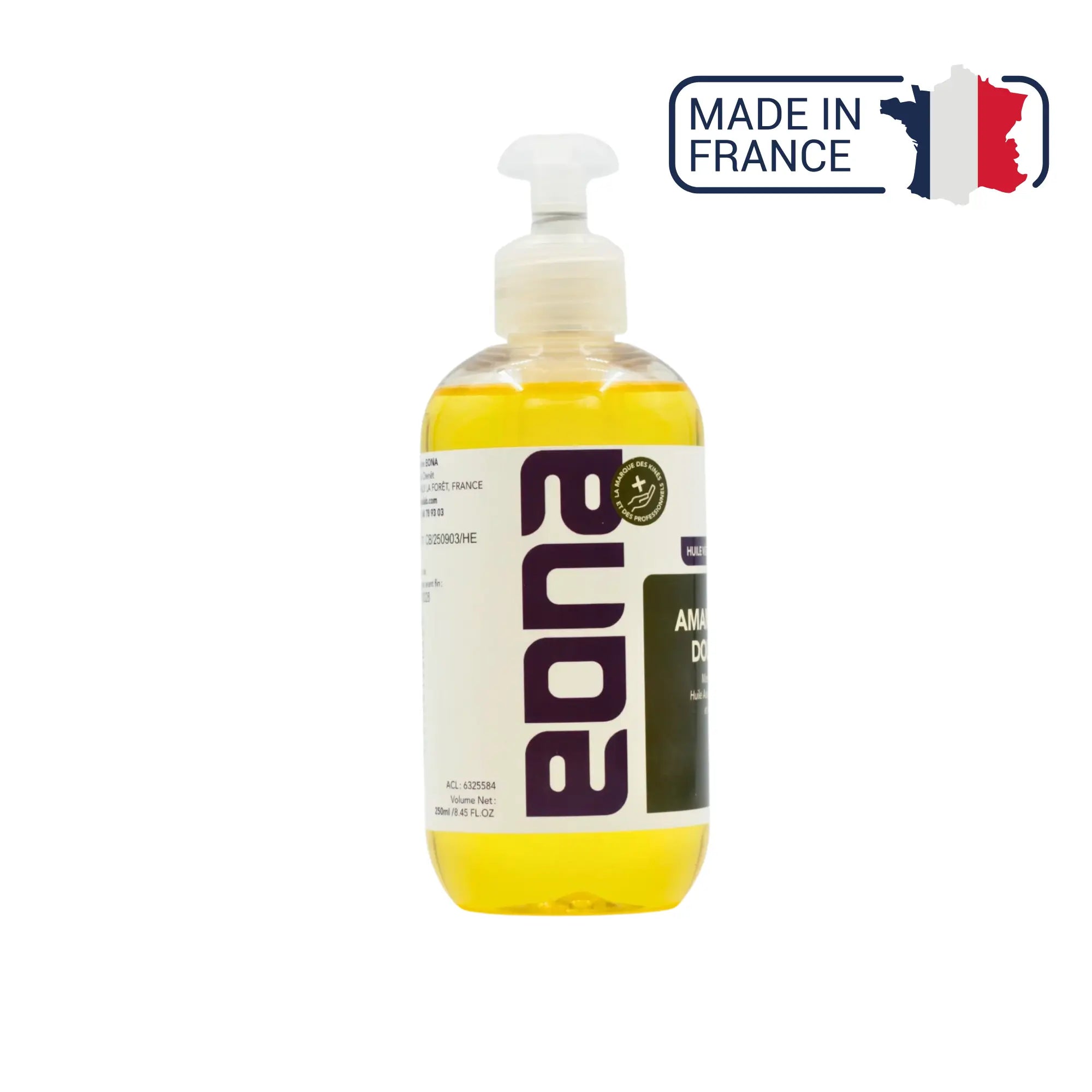 Huile de massage - Amande douce - 250 ml - Bio - Eona Eona 