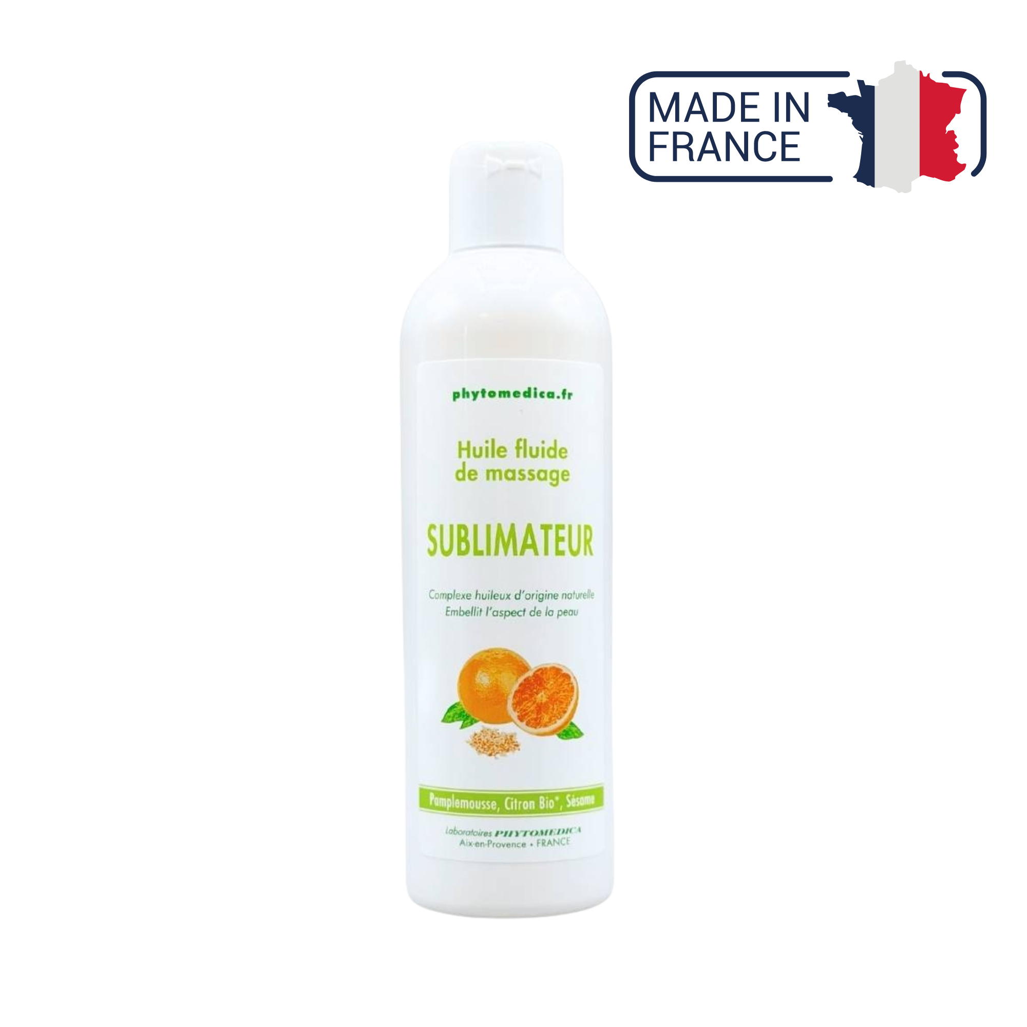 Huile fluide de Massage Sublimateur drainant - 500 ml - Phytomedica Laboratoires Phytomedica 