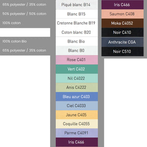 Manu - Pantalon Vert Nil - Mixte - Ceinture élastique - Sans poche My Blouse 