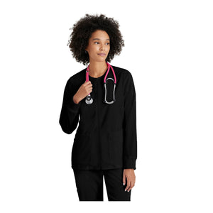 Mila - Veste médicale col rond - Femme - Grey's Anatomy Stretch Grey’s Anatomy 