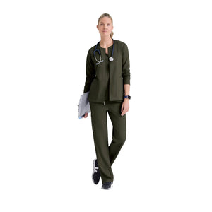 Mila - Round neck medical jacket - Women - Grey’s Anatomy Stretch Grey’s Anatomy 