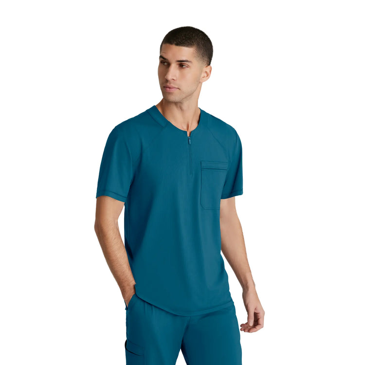 Néo - Tunique col rond à fermeture éclair - Homme - Skechers Slip-ins SKECHERS SLIP-INS KNITS  Bleu Bahamas / XL