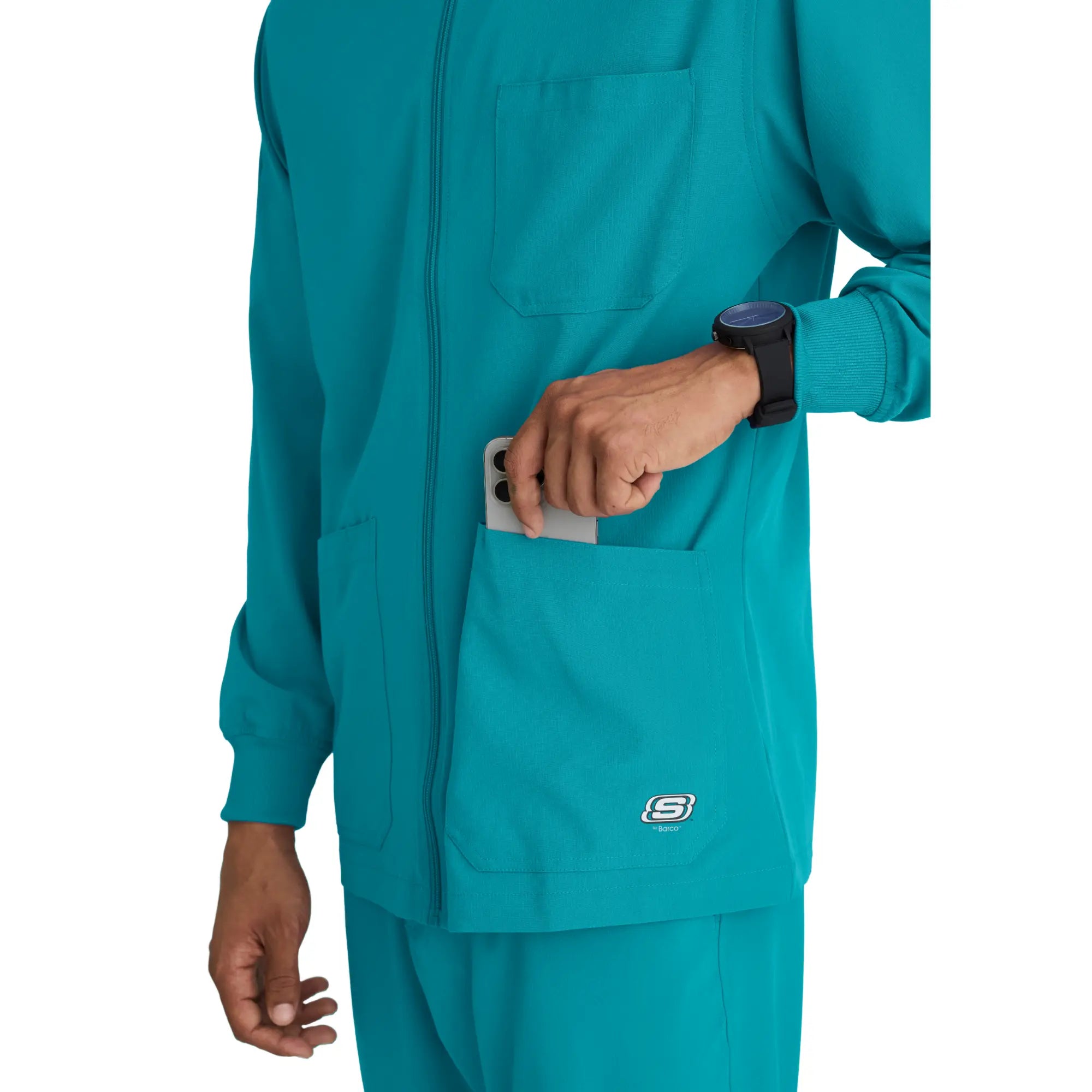Oly - Veste médicale col rond - Homme - Skechers SKECHERS 