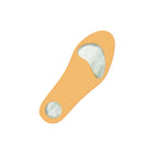 Pair of gel insoles - fabric covering - 3 sizes available 