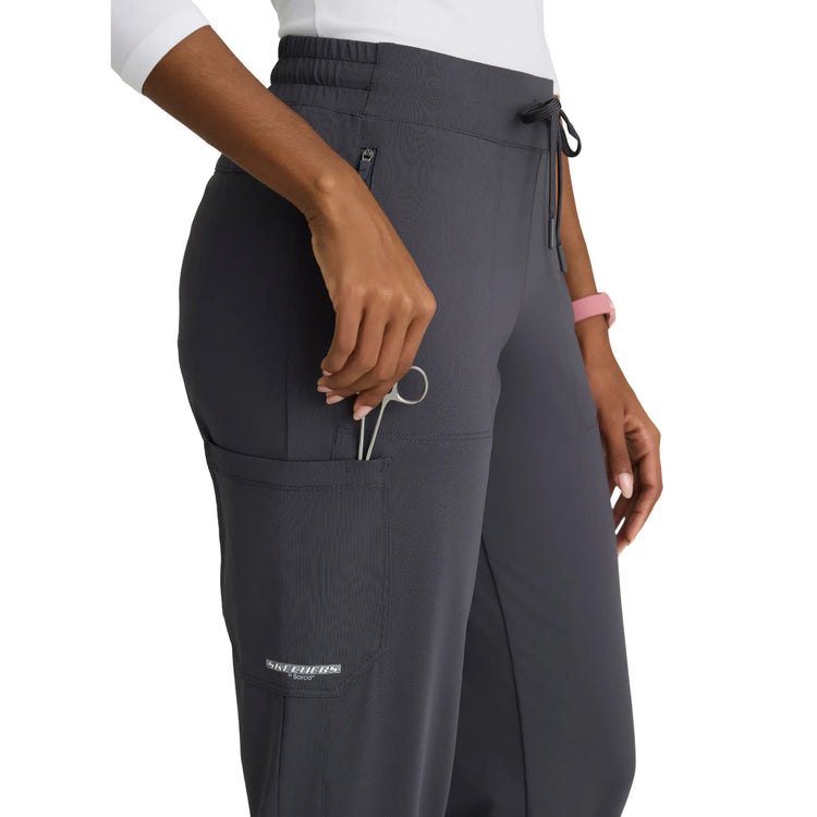 Palmi - Jogging médical taille haute - Poche cargo - Femme - Skechers Slip-ins SKECHERS SLIP-INS KNITS 