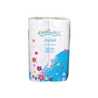 2-ply white embossed toilet paper - 200 sheets - 6 rolls