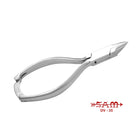 Nail pliers - Stainless steel - Satin finish - Straight cut - Tapered and thin jaws - 13.5 cm - Sam