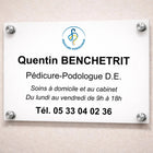 Customizable Chiropodist-Podiatrist professional plaque