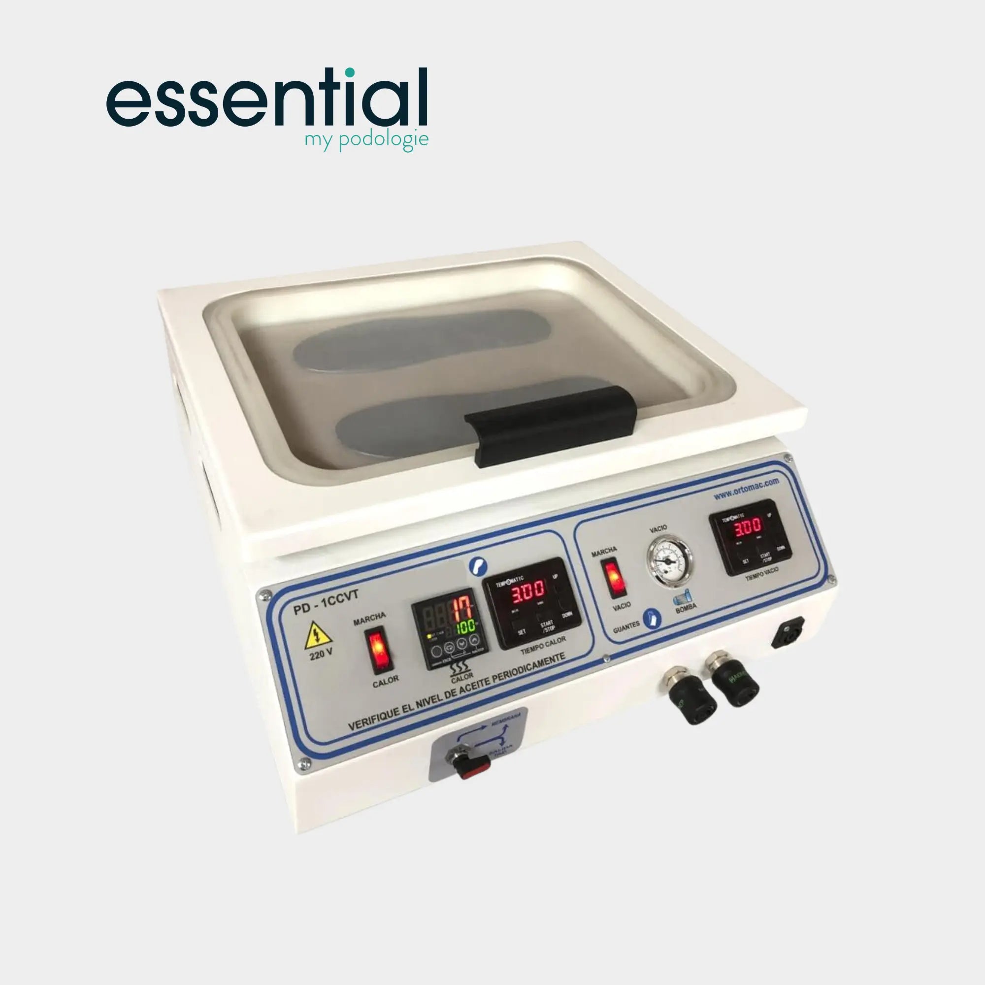 Plateforme de pressage avec chauffage et mise sous vide - Essential by My Podologie Essential 