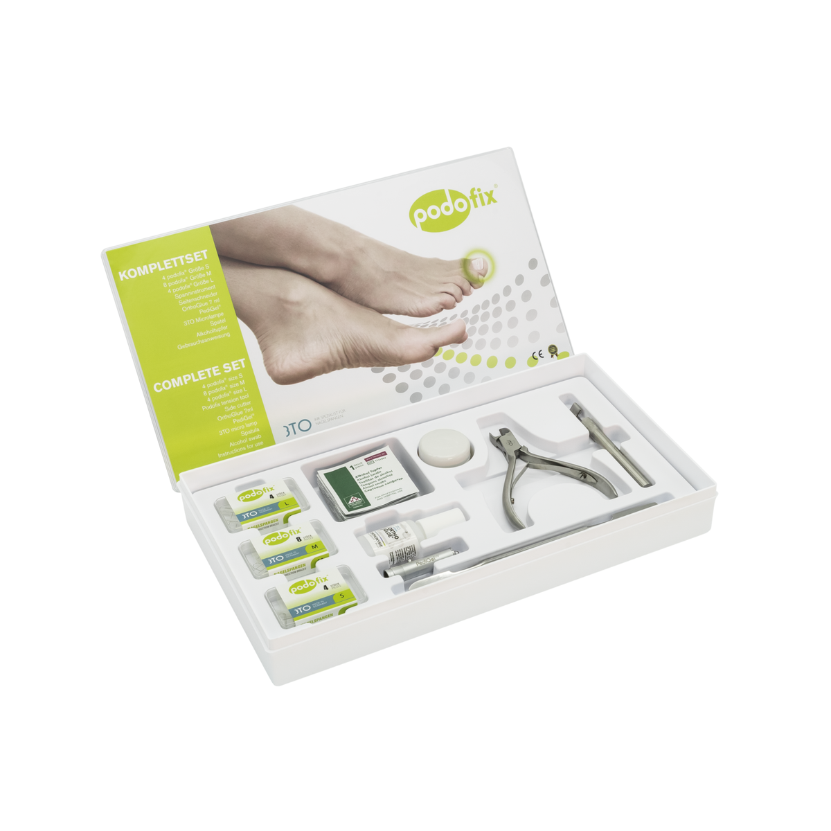 Kit complet d’orthonyxie pour ongles incarnés et déformés – Podofix