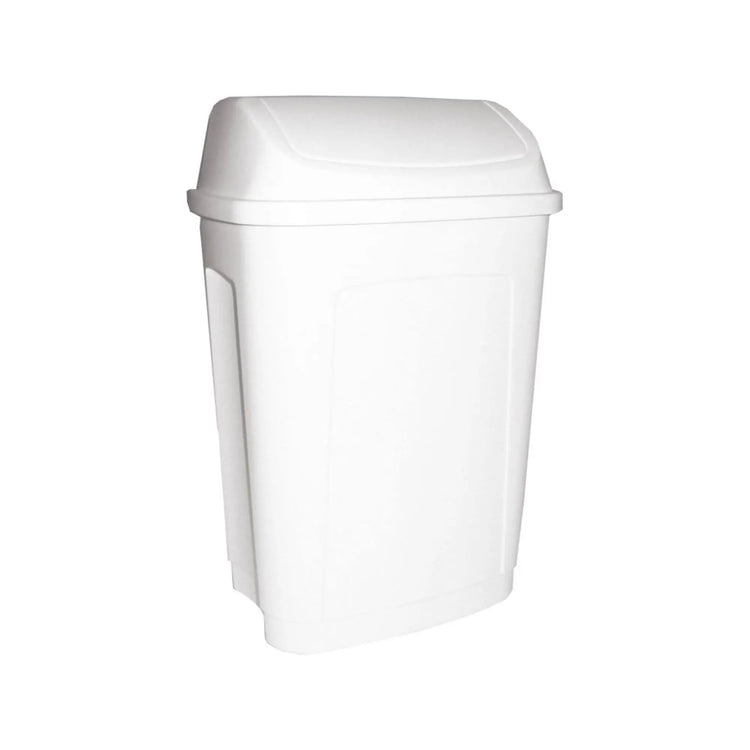 Poubelle Basic en plastique 50L Blanc My Podologie 