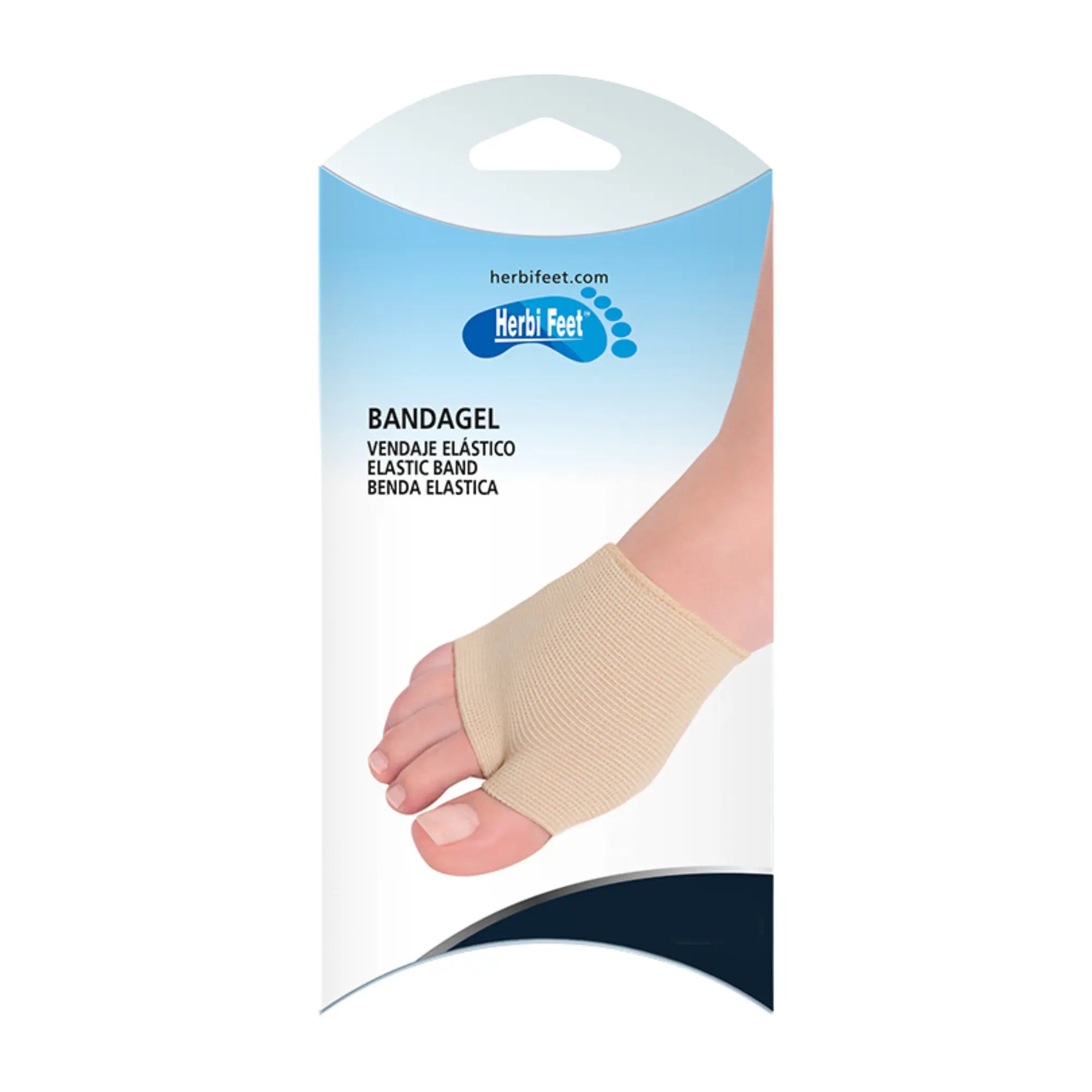 Protection métatarsienne tissée avec gel - Bandagel - Paquet de 1 paire - Herbifeet Herbifeet 