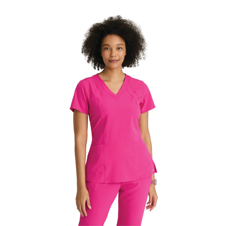 Racer - Tunique col V - Femme - Barco One BARCO  Rose Fluo / XL