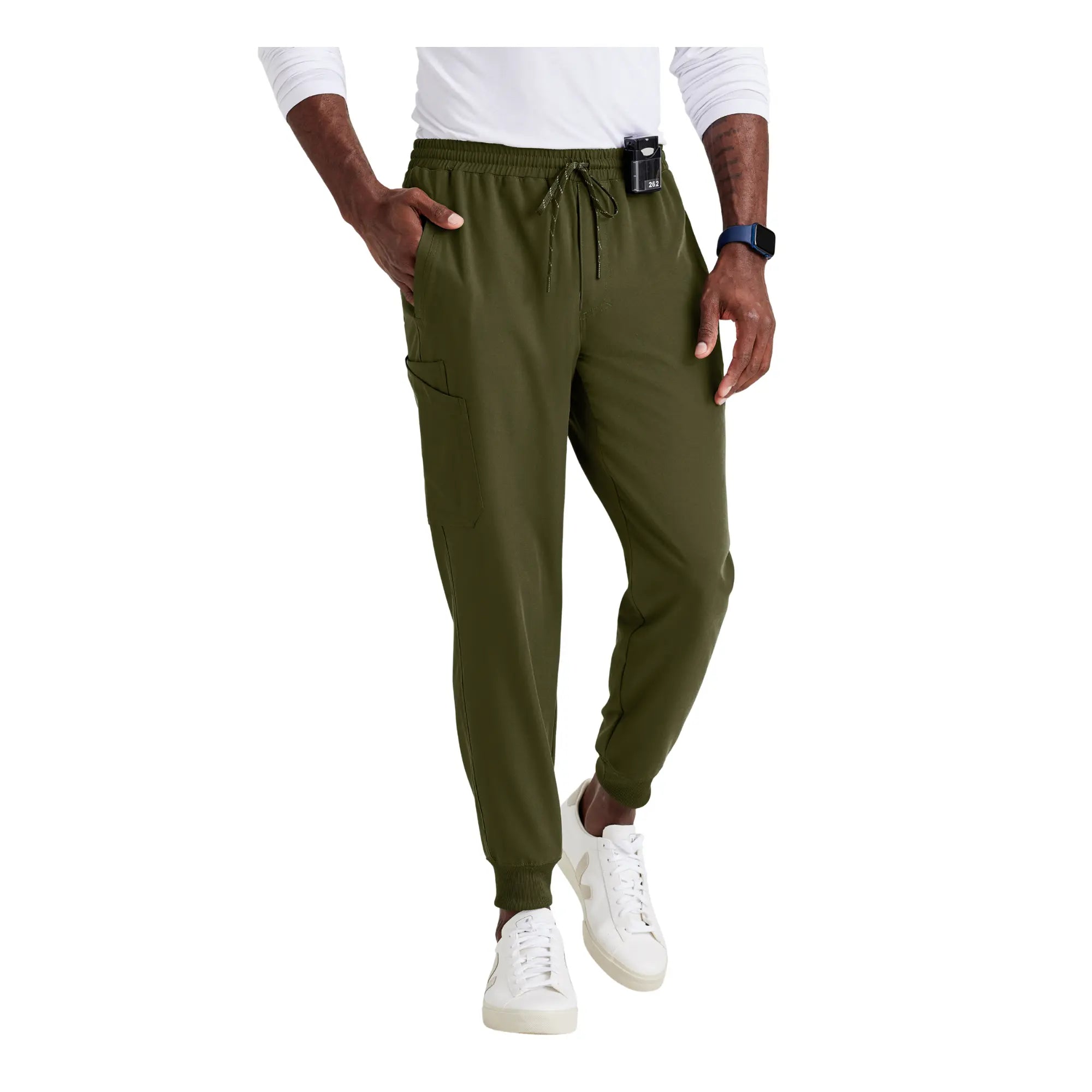 Rally - Jogging médical - Braguette zippée - Homme - Barco Unify BARCO  Vert Olive / XL