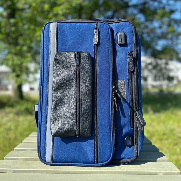 Sac à dos convertible médical OUESSANT - Marine / Noir De Boissy 