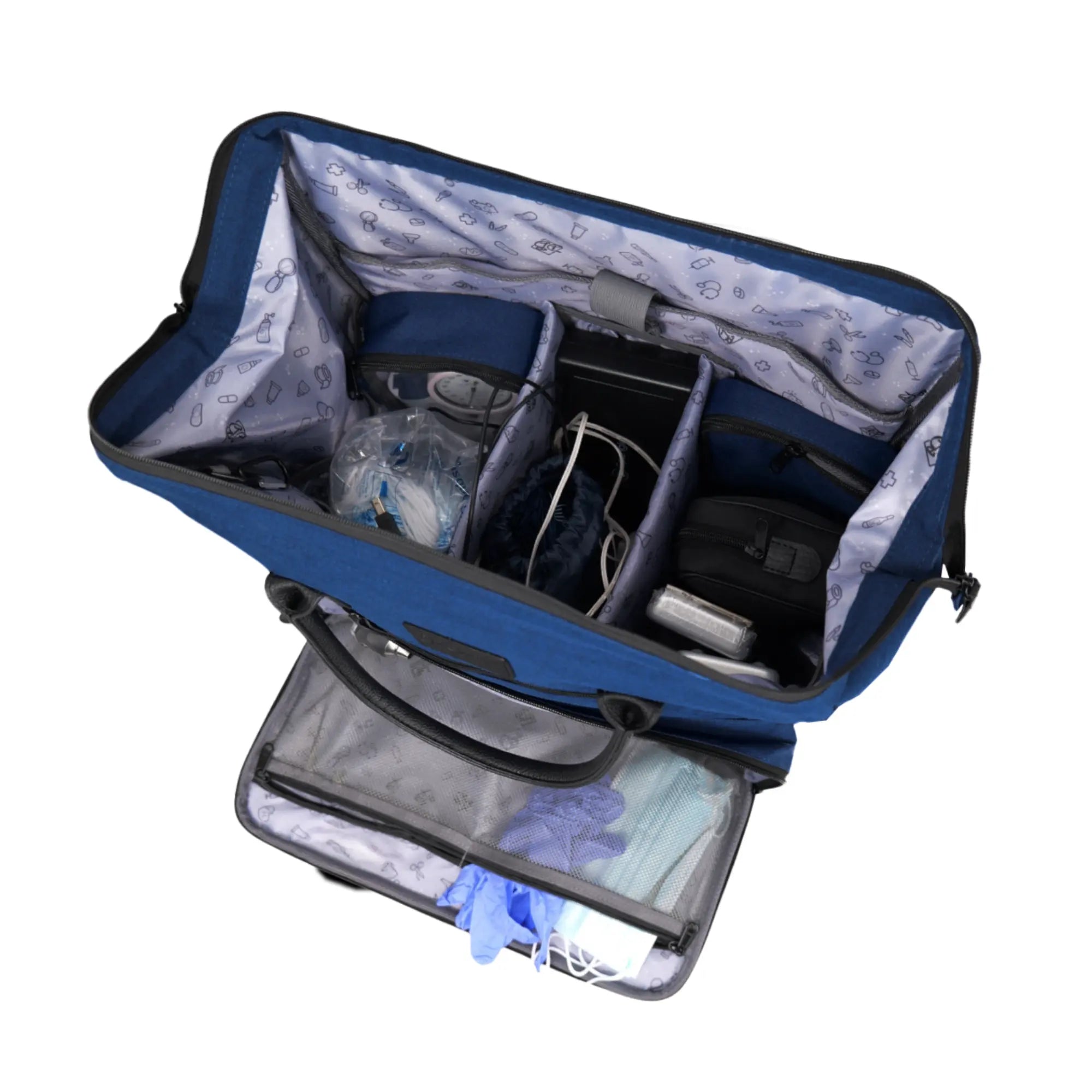 Sac médical OUESSANT - Marine / Noir De Boissy 