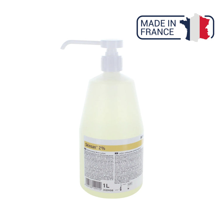 Skinsan 2% savon antiseptique - Différentes tailles - Anios Anios  1-L-Pompe