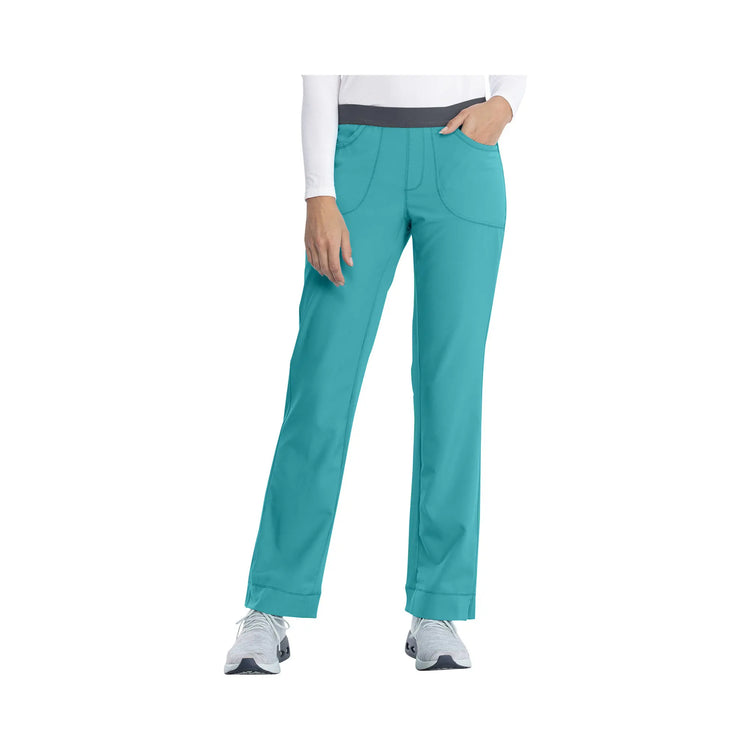 Tosse - Pantalon slim médical - Femme - 4 poches - Cherokee - Couleur 1 My Podologie  Bleu-Caraïbes-XXXL