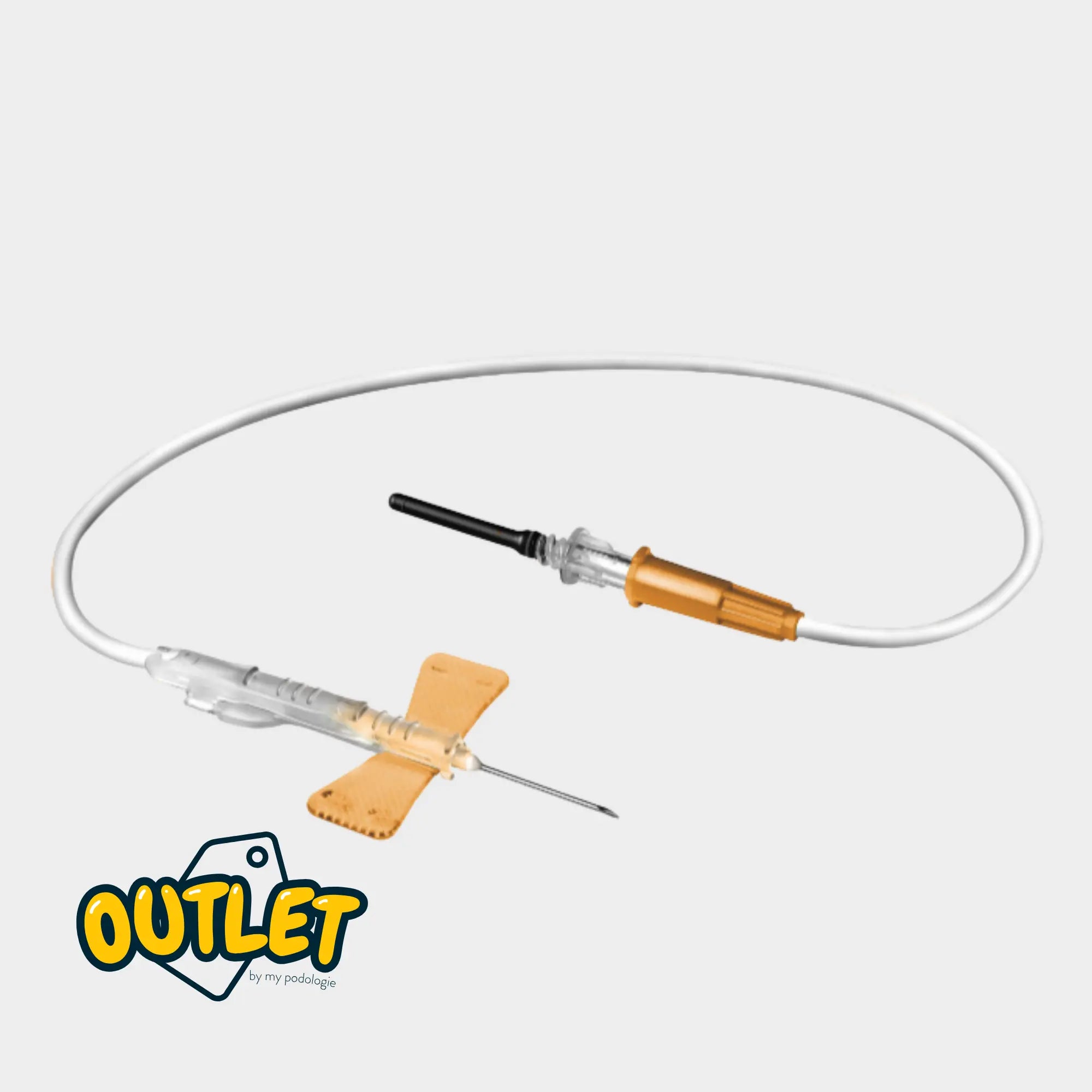 Unité de Prélèvement Lot de 10 MIRAGE  25 G - 0,5X20mm - Tub 180mm Sécurité + Adaptateur // Date dépassée Destockage 